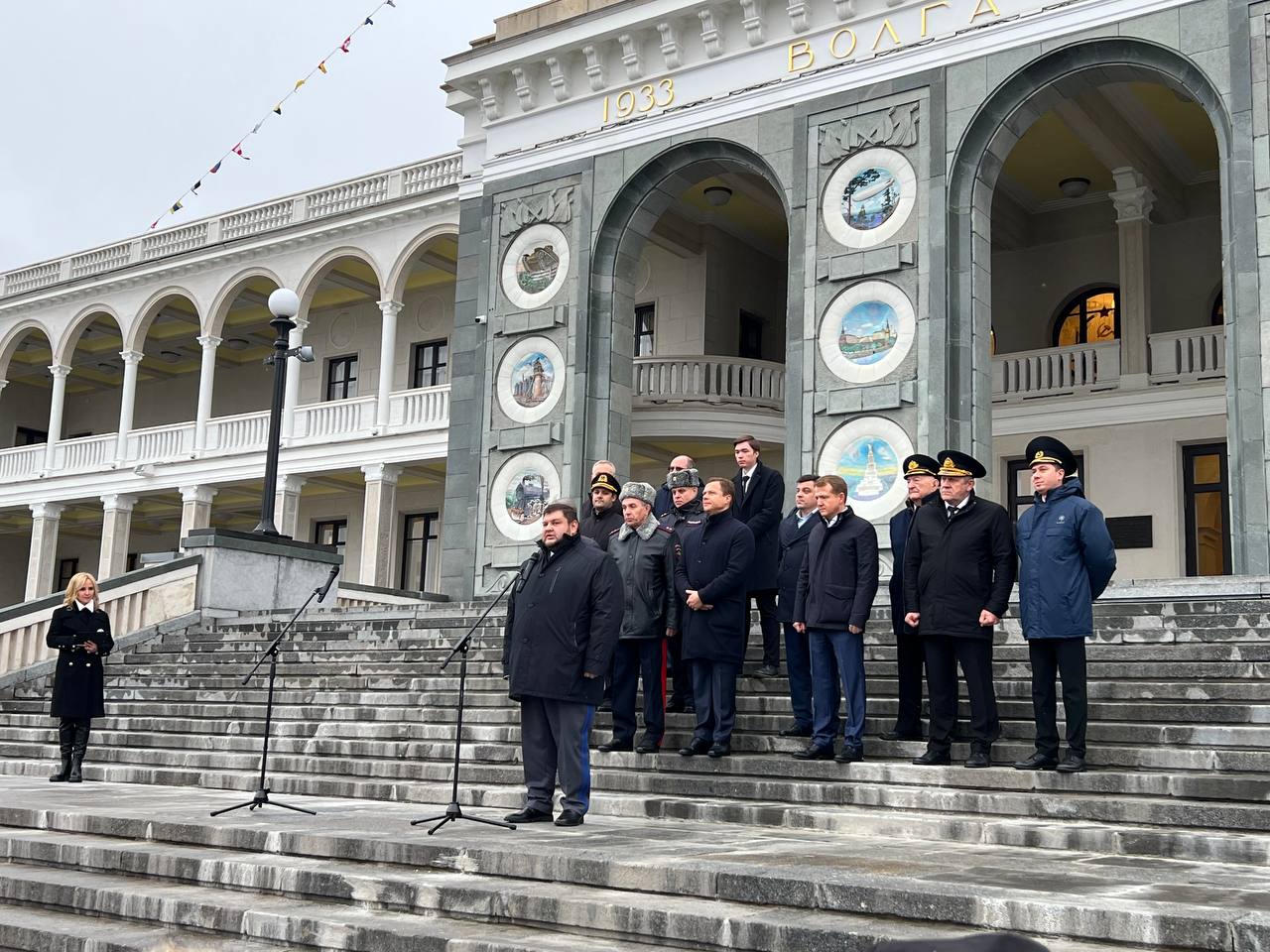 На Северном речном вокзале города Москвы прошла церемония закрытия речной навигации 2023 года